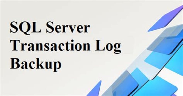 What is SQL Server transaction log backup