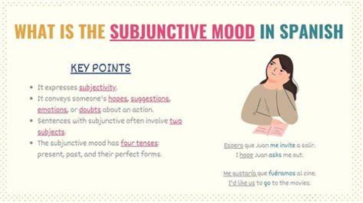 What is subjunctive in Spanish examples