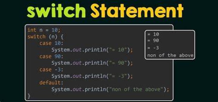 What is switch case with example