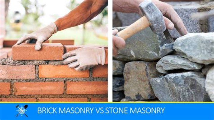 What is the difference between brick and stone