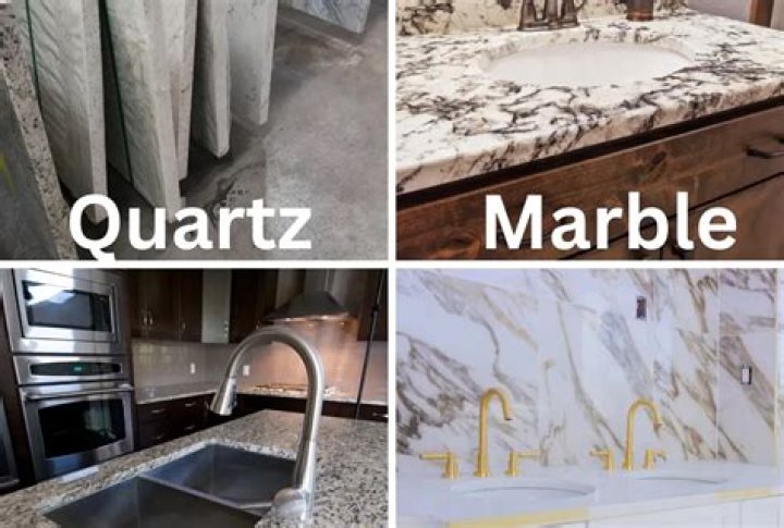 What is the difference between quartz granite and marble
