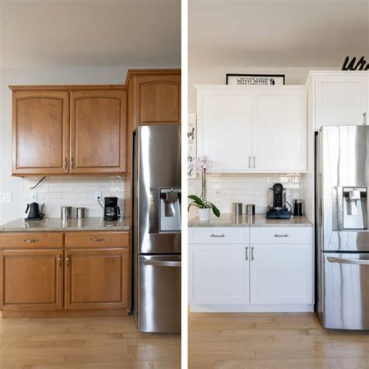 What is the difference between refacing and painting cabinets