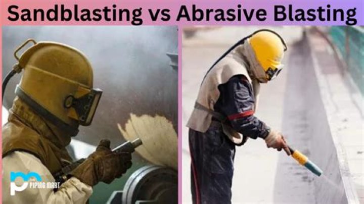 What is the difference between sandblasting and soda blasting
