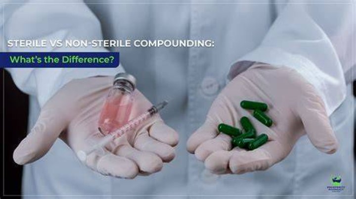 What is the difference between sterile and non sterile compounding