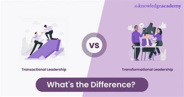 What is the difference between transformational and transactional leadership