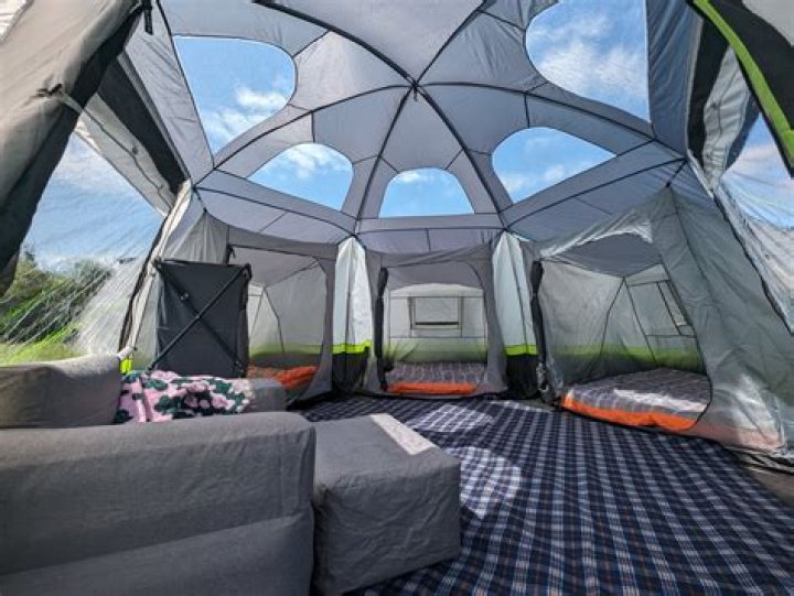 What is the largest camping tent