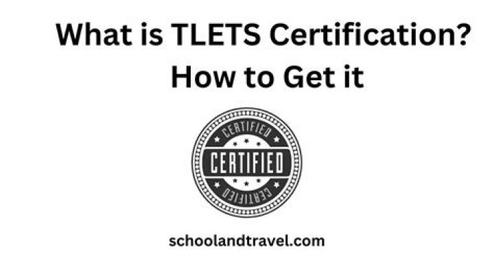 What is Tlets certification