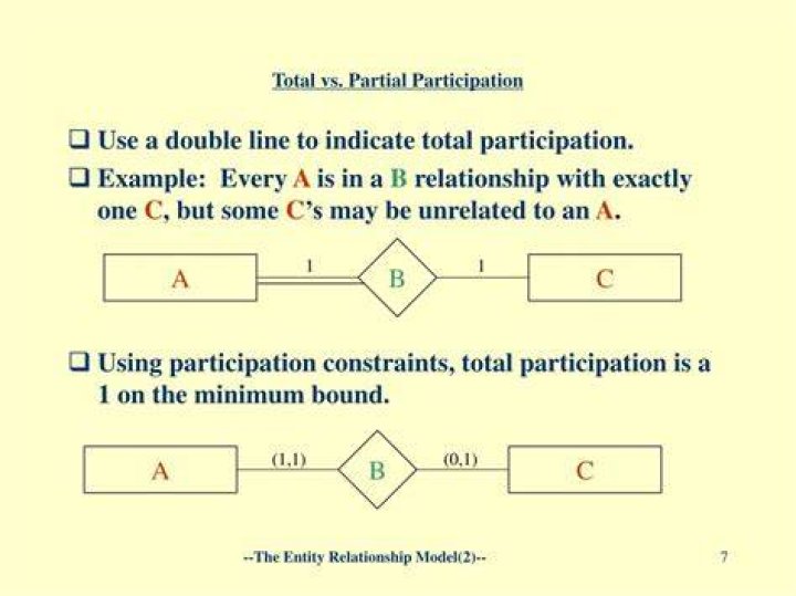 What is total participation constraint