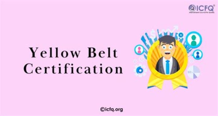 What is Yellow Belt certification
