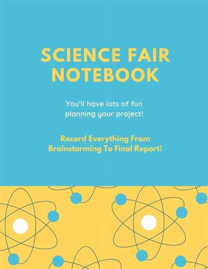 What should be in a science fair notebook