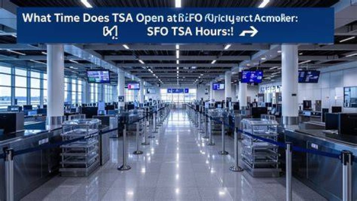 What time does TSA open at SFO