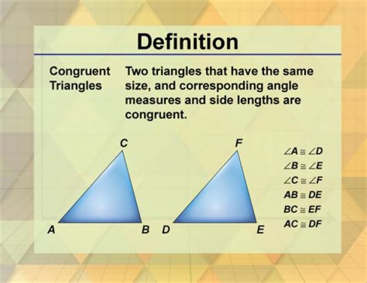 Whats a congruent in geometry