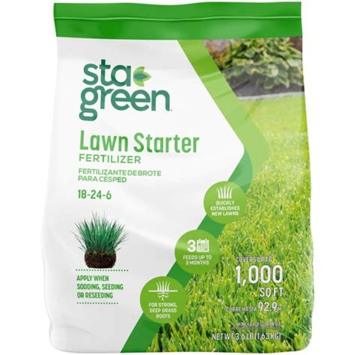 When should I use lawn starter fertilizer