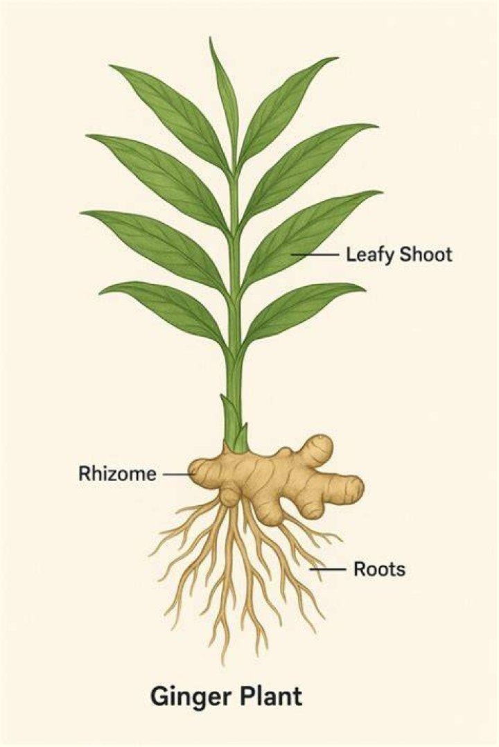 Where does the ginger plant come from