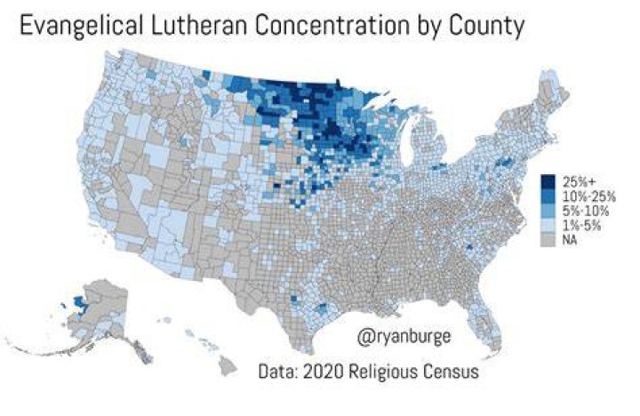 Where is Lutheranism practiced