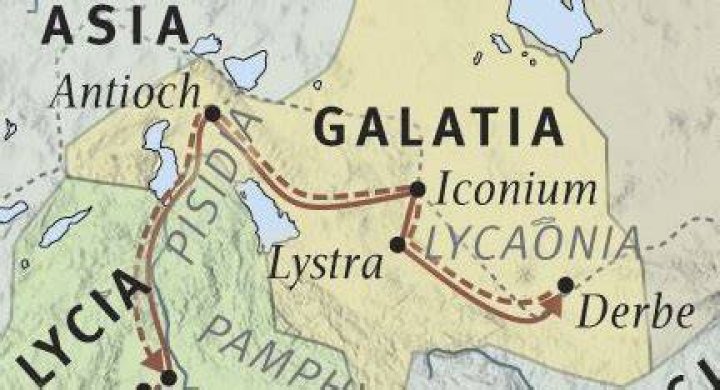 Where is Lystra and Iconium