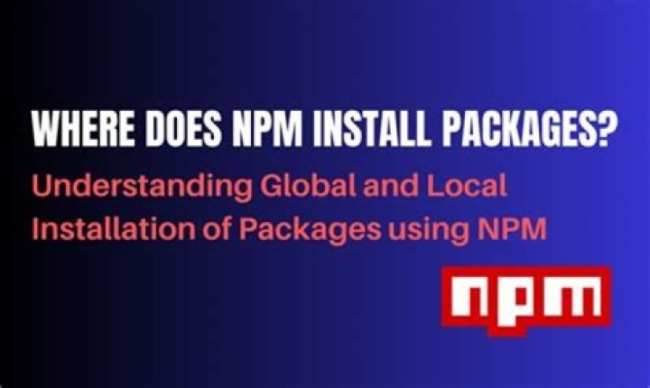 Where is NPM global installed