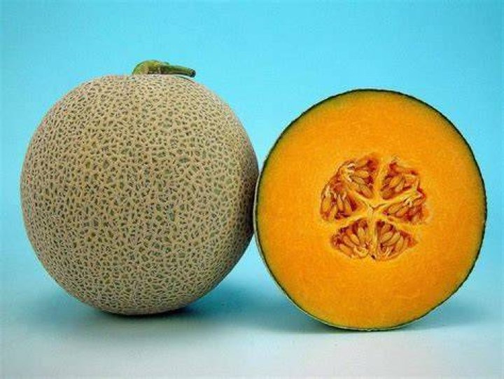 Which melon has orange flesh