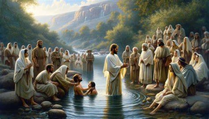 Who baptized Jesus KJV