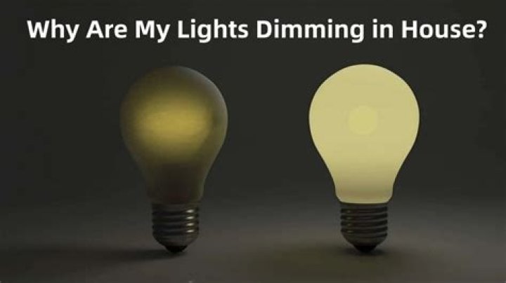 Why are my LED lights dimming