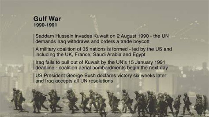 Why did the Gulf war start