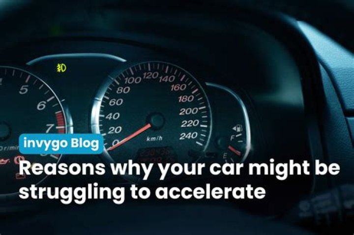 Why does my car choke when I accelerate