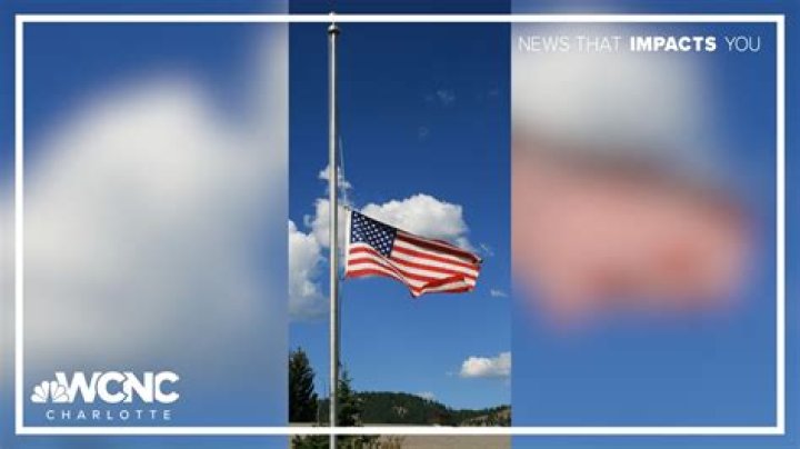 Why is the flag not dipped