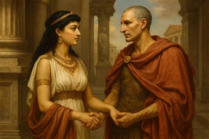 Why was Julius Caesar in Egypt