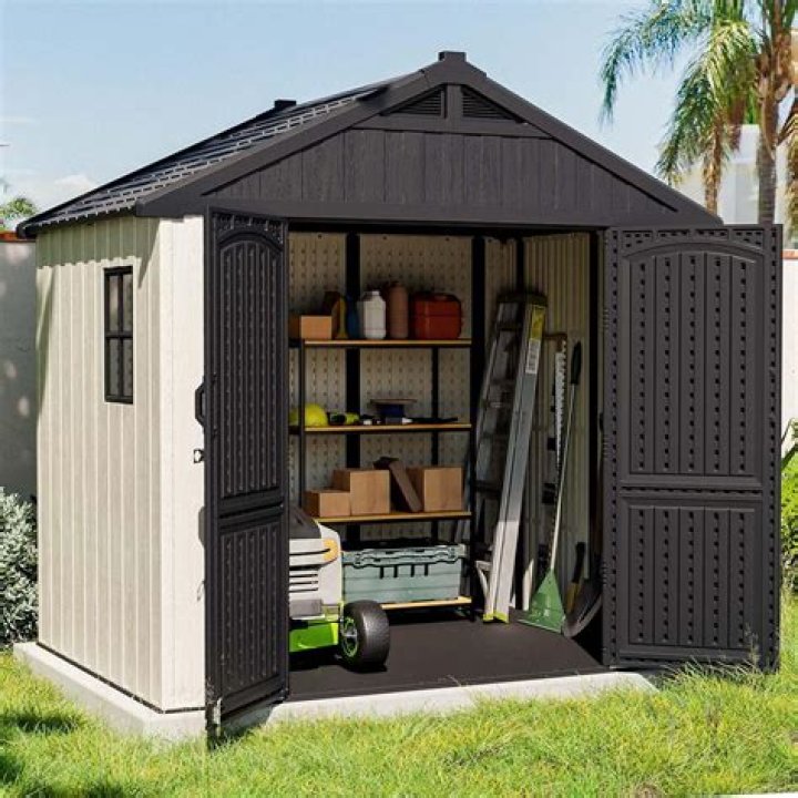 Will a plastic shed blown away