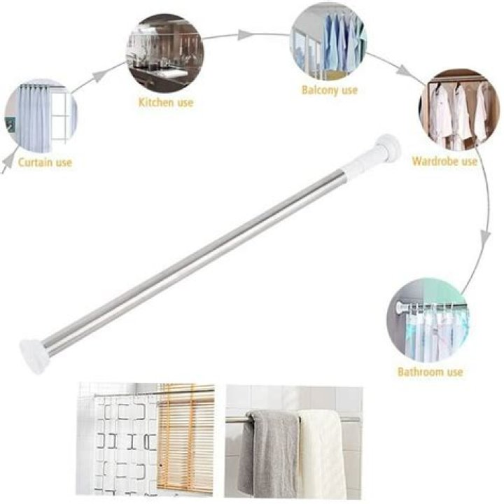 Will a shower rod hold clothes